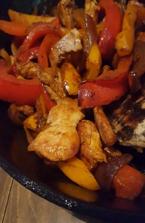 Hühnchen-Fajita-Füllung