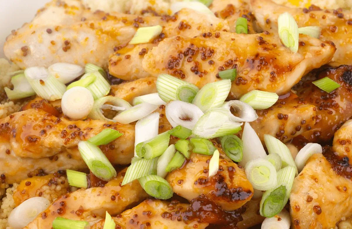 Slow Cooker Honig-Senf-Hähnchen