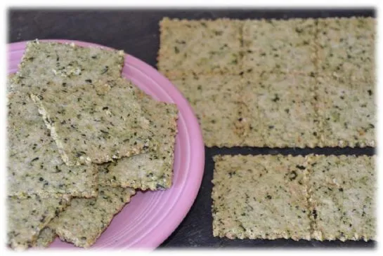 Spinat Parmesan Cracker