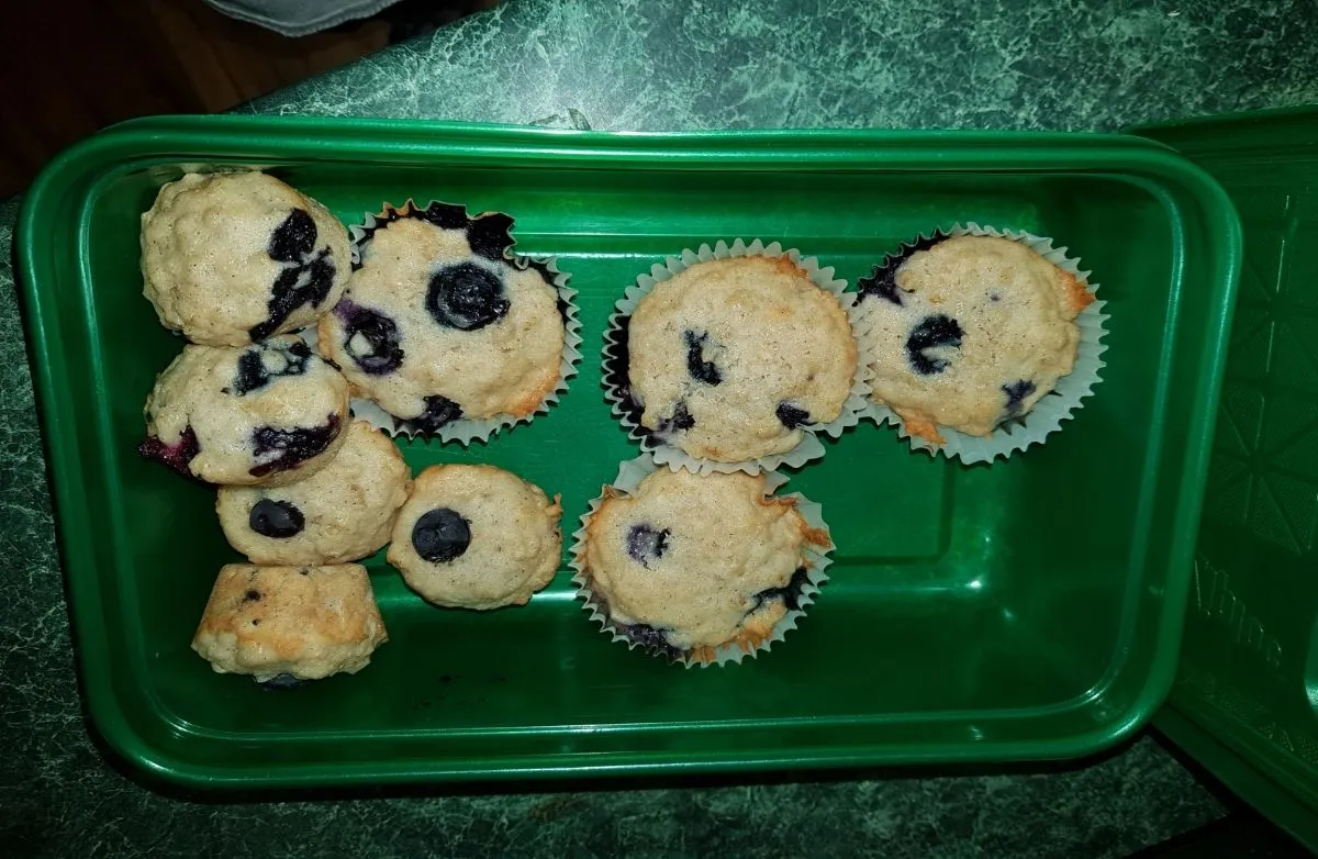 Blaubeer-Hafer-Muffin