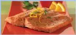 Lachs mit Orangen-Balsamico-Glasur