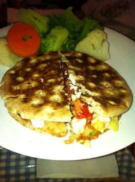 Vegetarisches Mediterranes Panini