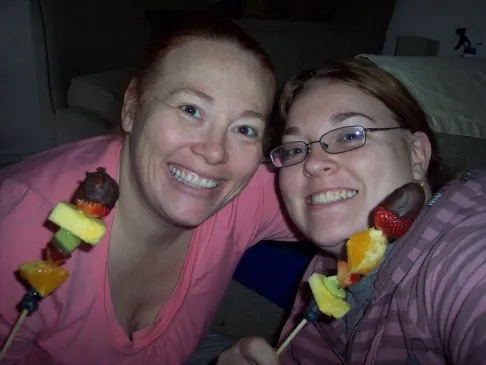 Kalifornische frische Obstspieße