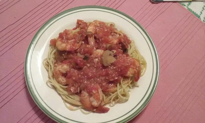 Chili- und Tomaten-Tigergarnelen