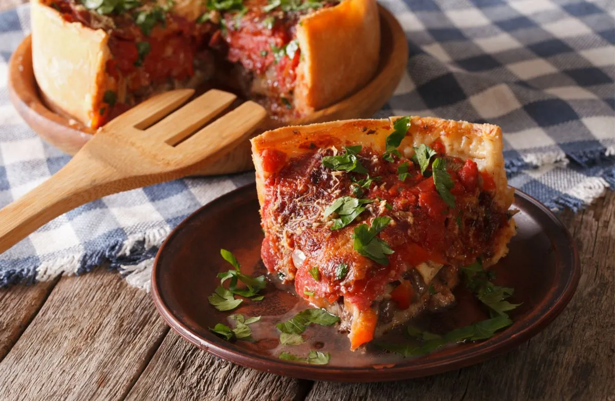 Low Carb Deep Dish Pizza
