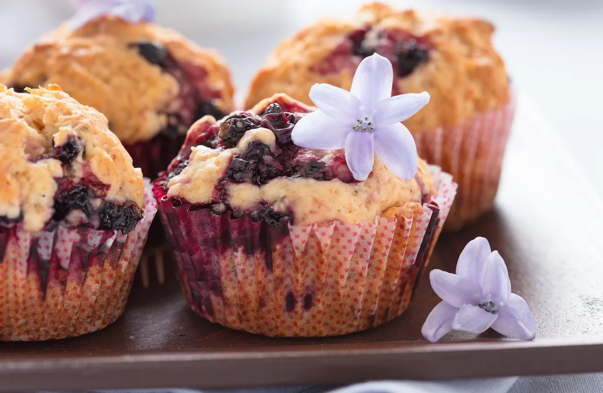 Vollkorn-Beeren-Muffins