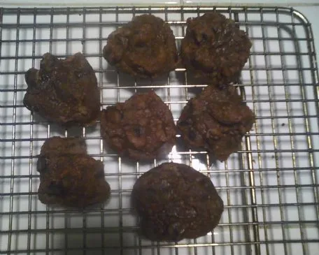 Kekse mit Kichererbsen und Schokoladenstückchen