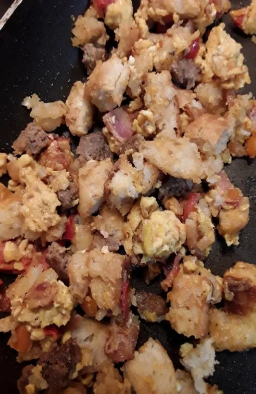 Herzhafter Frühstücks-Bowl