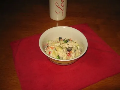 Thunfisch-Gemüse-Pasta-Salat