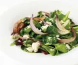 Spinat-Gemüse-Bacon-Salat