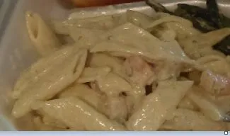 Scharfe Garnelen-Penne