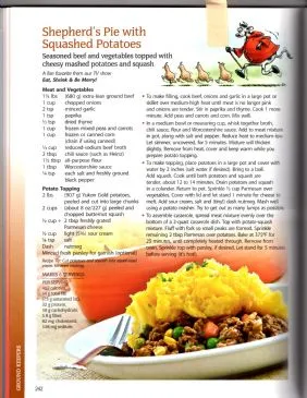 Hirtenkuchen mit zerdrückten Kartoffeln