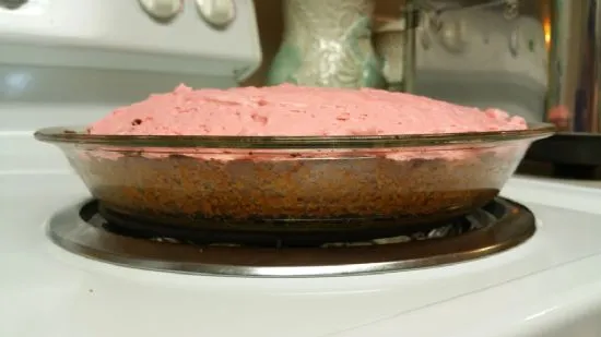 Leichter Erdnussbutter- und Gelee-Käsekuchen (4,9 g Netto-Kohlenhydrate)