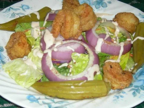 Cajun-Garnelensalat