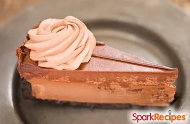 Reicher Schokoladen-Käsekuchen