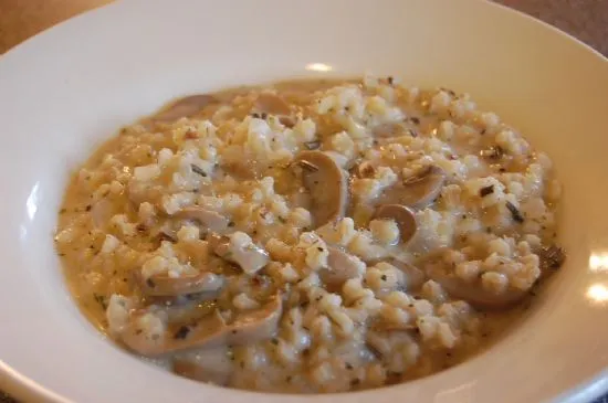 Gersten-Pilz-Risotto