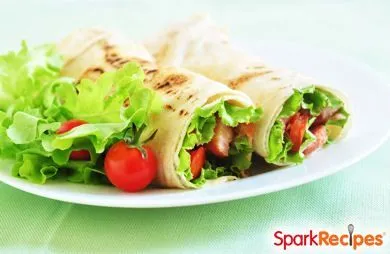 Krabben-Avocado-Tortilla-Wrap