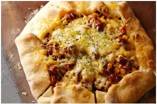 Rinder- und Käse-Faltgebäck