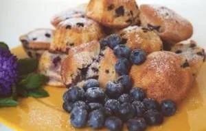 Blaubeer-Käsekuchen-Muffins
