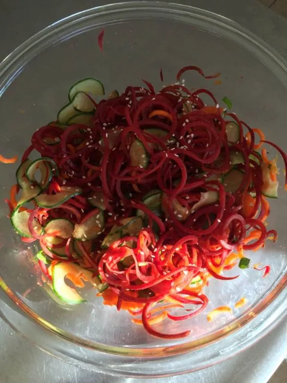 Rote-Bete- und Karottensalat