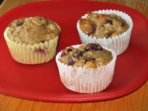 Kirschtorten-Protein-Muffins