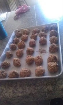 Haferflocken Schokoladenkekse Bällchen