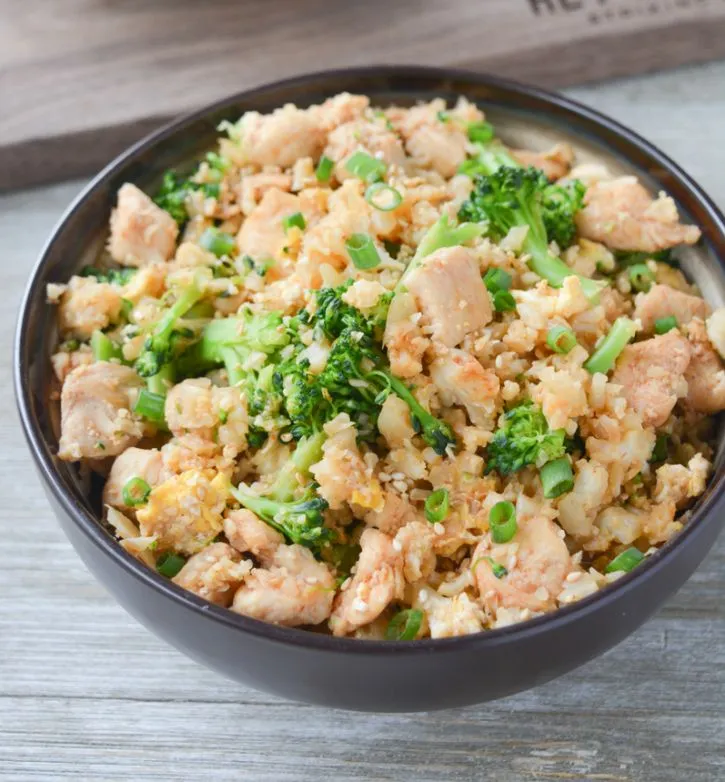 Hähnchen - Gebratener Blumenkohlreis