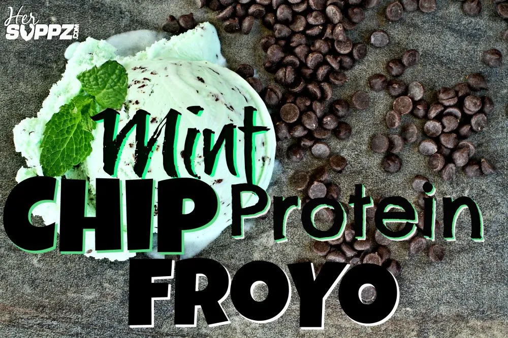 Her SUPPZ Minz-Schokoladen Protein Froyo