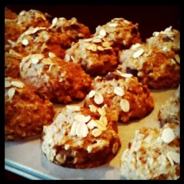 Haferflocken-Müslimuffins