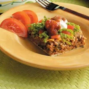 Herzhafter Taco-Auflauf