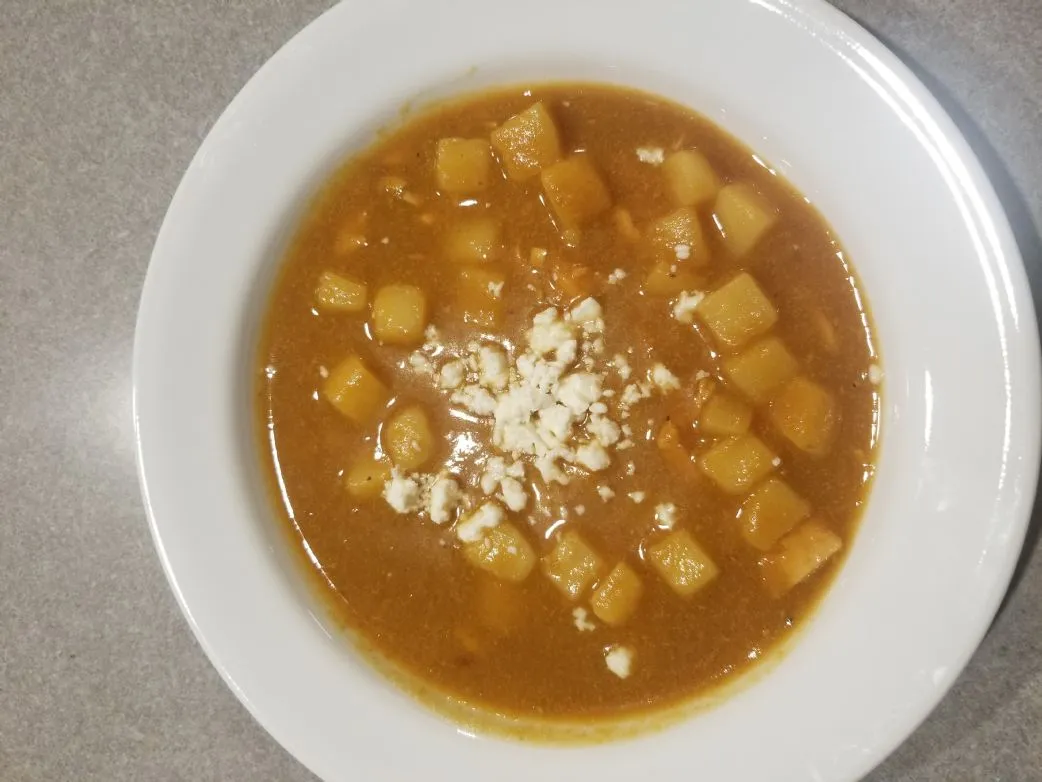 Kurkuma-Hühnchen-Herbstsuppe