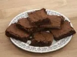 Brownies mit schwarzen Bohnen