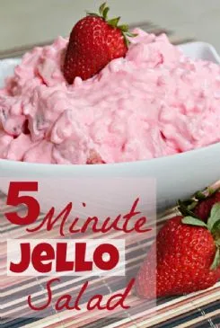 5-Minuten Erdbeer-Jello-Salat