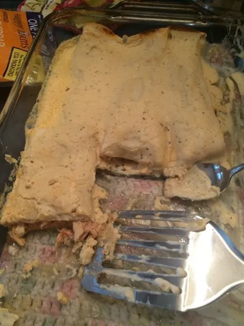 Leichte Hähnchen-Enchilada