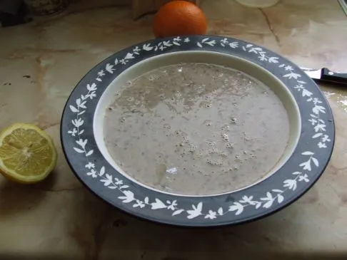 Hausgemachte Pilzsuppe