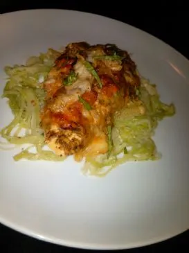 Überbackenes Hühnchen Caprese - 5 Zutaten!