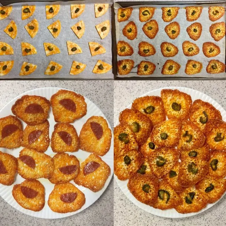 Leichte Nacho-Crisps