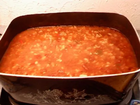 Ungefüllte Paprikasuppe