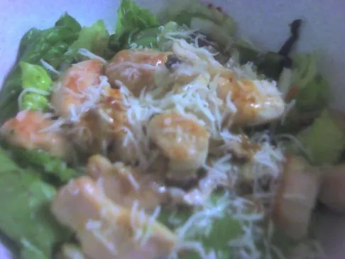 Knoblauch-Hühnchen-Salat