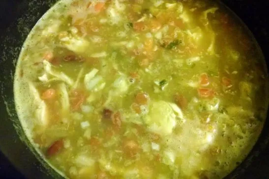 5-Zutaten Einfaches Weißes Hähnchen-Chili