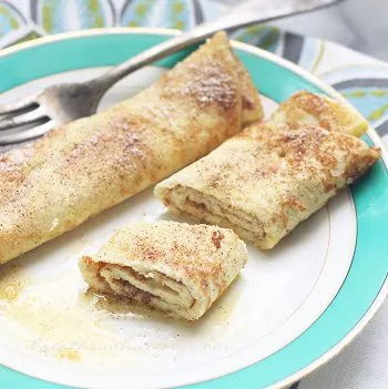 Leichte Snickerdoodle-Crêpes