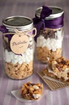 Erdnussbutter S'mores Riegel - Geschenk für die Feiertage