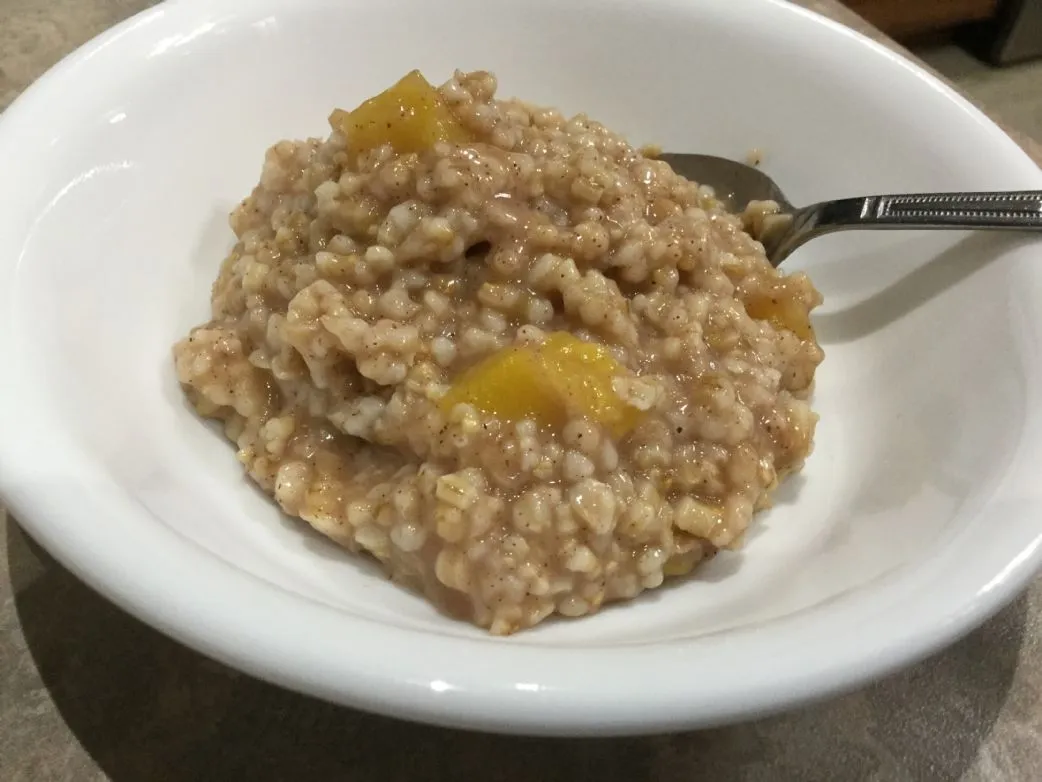 Haferflocken mit Pfirsichen von Lulutym