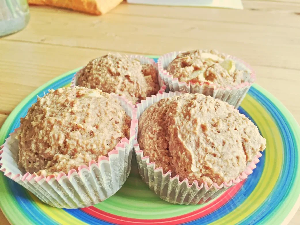 Apfel-Ahorn-Hafer Muffins