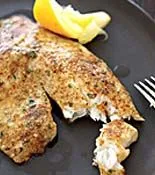 Mit Parmesan überbackene Tilapia