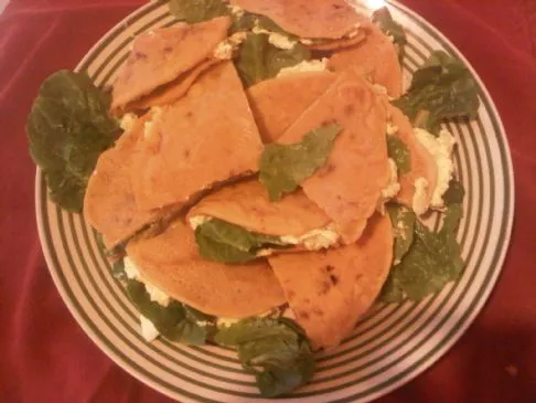 Socca, Tomate-Basilikum