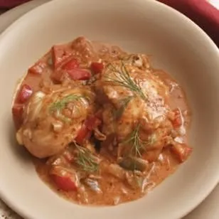 Geschmortes Paprika-Hähnchen (Trillium1204)