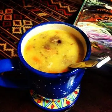 Würzige Schinken-Käse-Kartoffelsuppe