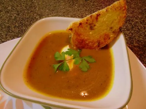 Kürbis-Curry-Suppe