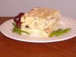 Vegetarische "Hühnchen"-Alfredo-Lasagne